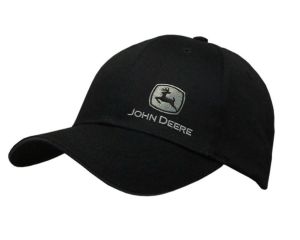 MC13080428BK - Black cap with JOHN DEERE logo