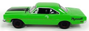 GREEN13370-B - PLYMOUTH Road Runner 1970 green from the GL MUSCLE series, still in its original blister pack