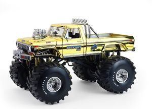 GREEN13715 - FORD F-250 1974 "BIGFOOT #1" Monster Truck - 50th Anniversary with Bob Chandler figure