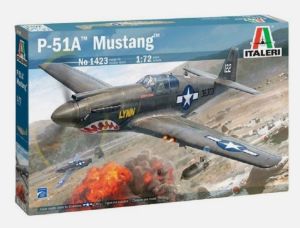 ITA1423 - MUSTANG P-51A Military Aircraft to assemble and paint