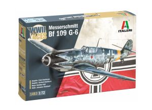 ITA1483 - MESSERSCHMITT BF 109 G-6 military aircraft kit (assembly and painting required)