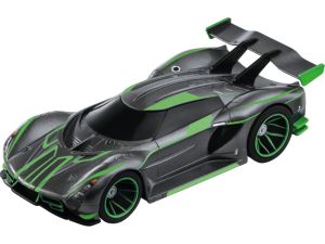 CARRERA15817084-A - Grey and green "Tuning" Hyper Sportcar (friction-powered)