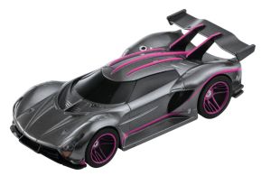 CARRERA15817084-D - Grey and pink "Tuning" Hyper Sportcar (friction-powered)