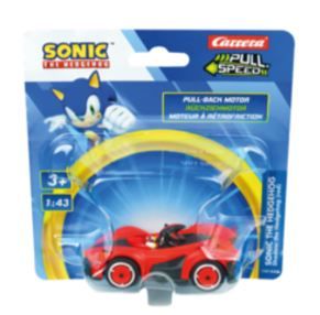 CARRERA15818328 - SONIC the Hedgehog special friction car in blister pack - Red - Shadow