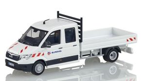 CON1616/04 - MAN TGE 4x2 flatbed truck with double cab EUROVIA