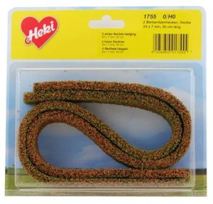 HEK1755 - 2 flexible foam hedges 25x7 mm