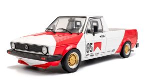 SOL1803512 - VOLKSWAGEN Caddy MK.1 M Racing 1982 White and red