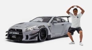 SOL1805821 - 2024 Nissan GT-R Grey with Liberty Walk Body Kit 2.0