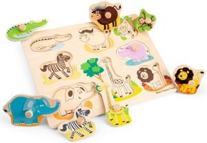 NCT10431 - 8 piece wooden puzzle safari