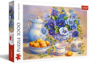 TRF10466 - Puzzle 1000 Pieces The blue bouquet