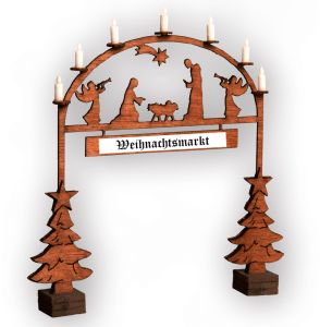 NOC14681 - Entrance arch to the Christmas market