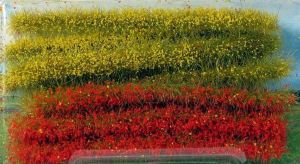 HEK1814 - Pack of 10 grass strips yellow and red 10 cm