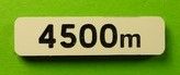 MCD-035 - Signage panel at 4500m - In kit form