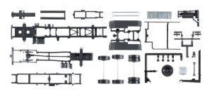 HER084260 - Lot of 2 Chassis of MAN TGX Euro 6 In kit