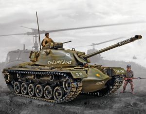 REV17853 - Buildable M-48 A-2 Patton tank