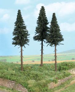 HEK2119 - 3 standard fir trees 17 cm