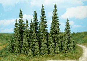 HEK2153 - 4 fir trees 12 cm