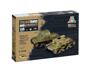 ITA25768 - Italian tanks and self-propelled guns to assemble and paint