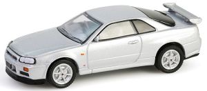 GREEN28160-E - NISSAN Skyline GT-R V-SPEC 1999 Silver 25th Anniversary SKYLINE in blister pack