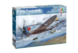 ITA2835 - REPUBLIC P-47D Thunderbolt fighter plane to assemble and paint