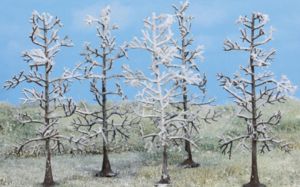 HEK2105 - 5 Winter trees 10 cm