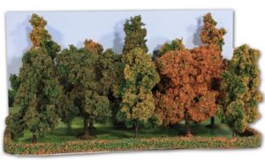 HEK2000 - Set of 10 autumn forest trees 10-14cm
