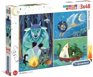 CLE25245 - 3x48 Piece Puzzle Fantastic Friends
