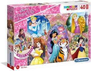 CLE25463 - DISNEY Princess 40 piece floor puzzle - 100x70 cm