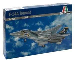 ITA2667 - Build and paint F-14A Tomcat fighter jet