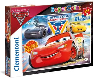 CLE27072 - Jigsaw Puzzle 104 Pieces CARS 3
