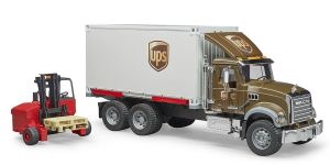 BRU2828 - MACK GRANITE UPS truck with pallet truck