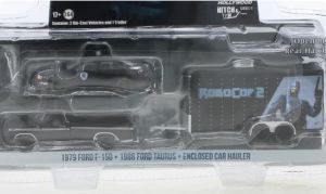 GREEN31150-A - 1979 FORD F-150 and 1986 FORD Taurus from the Detroit Police Department ROBOCOP 2 in blister pack