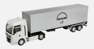 WEL32651CREME - MAN TGX XXL 4x2 (Beige) with 2-axle trailer