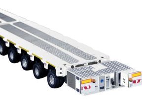 IMC33-0211 - K25 Series modular trailer + drawbar, 2x6 axles, white