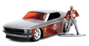 JAD33077 - FORD Mustang Fastback with Star Lord figurine 1969 THE GUARDIANS OF THE GALAXY