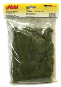 HEK33504 - Olive green flocking 4.5mm 50 g