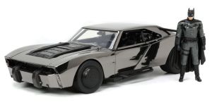 JAD33740 - Batmobile Chrome Black 2022 with the Batman figure