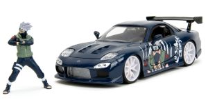 JAD35349 - 1993 MAZDA RX-7 W Blue NARUTO with KAKASHI Hatake figure