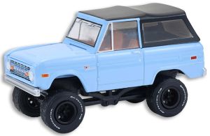 GREEN37330-F - 1972 Ford Bronco Custom SUV, blue, from the Barrett-Jackson series