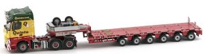 IMC32-0018 - MERCEDES BENZ Arocs Big Space 6x4 with trailer NOOTEBOOM 6 axles transport QUINTO
