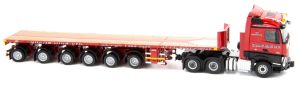 IMC32-0039 - MERCEDES Arocs 8x4 with flatbed 6 Axles CRANE HIRE