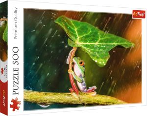 TRF37288 - Puzzle 500 Pieces The frog in the rain