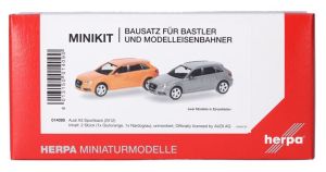 HER014090 - AUDI A3 2012 orange and grey - 2 pieces to assemble