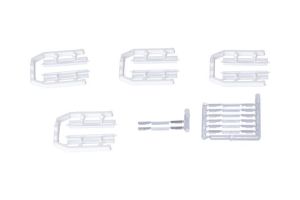 HER054706 - White KRONE bumpers - 8 pieces