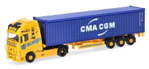 HER318822 - VOLVO FH 4x2 with 3-axle container carrier Acargo -CMA-CGM
