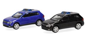 HER013109-003 - VOLKSWAGEN Tiguan with blue and black warning lights – 2-piece model kit