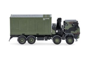 HER747288-002 - IVECO Trakker 8x8 with a 20-foot container and crane, Bundeswehr