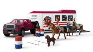 SHL42705 - Pick-up Truck and Large Equestrian Trailer