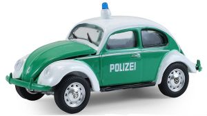 GREEN43050-A - VOLKSWAGEN Beetle Classic POLIZEI - German Police Department from the HOT PURSUIT series (in blister pack)