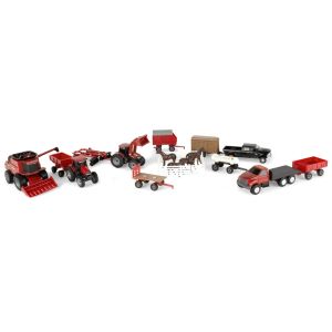 ERT44091 - Set of 20 Vehicle and accessories CASE IH